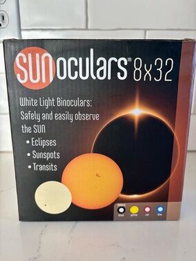 8x32 White Light Solar Binoculars -